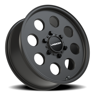 Vision Wheel - Vision Wheel 56 Midway 17x7 6x5.5 38mm Satin Black 56-177655SB54