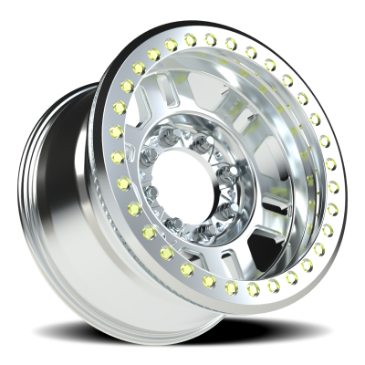 Vision Wheel - Vision Wheel 398F7981MMR-18 398COMP Manx 17x9.5 8x6.5 -18mm Machined