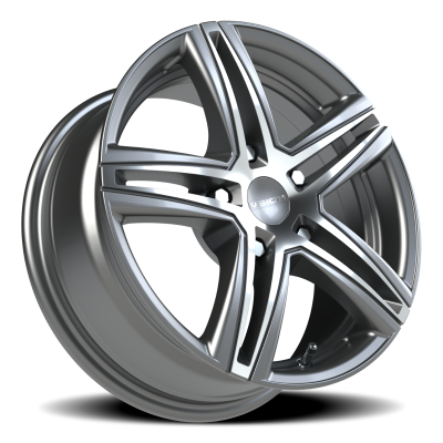 Vision Wheel - Vision Wheel 640 Nitrous 15x6.5 5x100 38mm Gunmetal/Machined 640-5644GMMF38