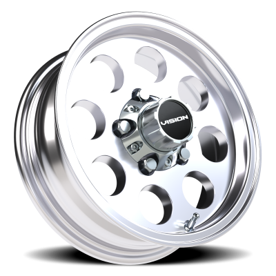 Vision Wheel - Vision Wheel 56VT3465P0 56VT Midway 13x4.5 5x4.5 0mm Polished