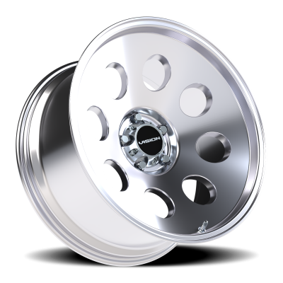 Vision Wheel - Vision Wheel 56-20073P-25 56 Midway 20x10 5x5.0 -25mm Polished