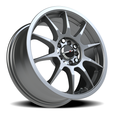 Vision Wheel - Vision Wheel 425-6720GM48 425 Bane 16x7 5x112/4.5 48mm Gunmetal