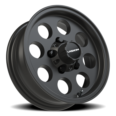 Vision Wheel - Vision Wheel 56VT3465SB0 56VT Midway 13x4.5 5x4.5 0mm Satin Black