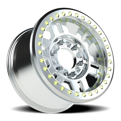 Vision Wheel - Vision Wheel 398F7999MMR26 398COMP Manx 17x9.5 6x6.5 26mm Machined