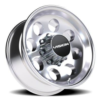 Vision Wheel - Vision Wheel 56VT Midway 17.5x6.75 8x6.5 -16mm Polished 56VT7681P-16