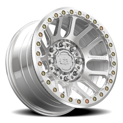 Vision Wheel - Vision Wheel 111FBL8981PPR-12 111BL Nemesis Beadlock 18x9 8x6.5 -12mm Polished
