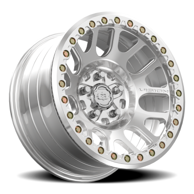 Vision Wheel - Vision Wheel 111BL Nemesis Beadlock 17x9 5x5.0 -12mm Polished 111FBL7973PPR-12