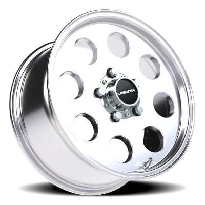 Vision Wheel - Vision Wheel 56-157545P55 56 Midway 15x7 5x4.5 38mm Polished