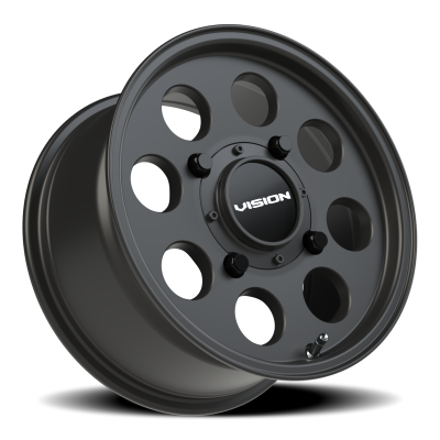 Vision Wheel - Vision Wheel 56 Midway 14x7 4x136 13mm Satin Black 56-147136SB44