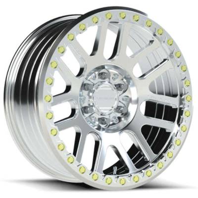 Vision Wheel - Vision Wheel 111FBL8999PPR-12 111BL Nemesis Beadlock 18x9 6x6.5 -12mm Polished