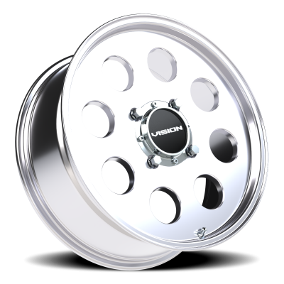 Vision Wheel - Vision Wheel 56-177136P54 56 Midway 17x7 4x136 38mm Polished