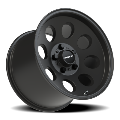 Vision Wheel - Vision Wheel 56-151545SB6 56 Midway 15x10 5x4.5 15mm Satin Black