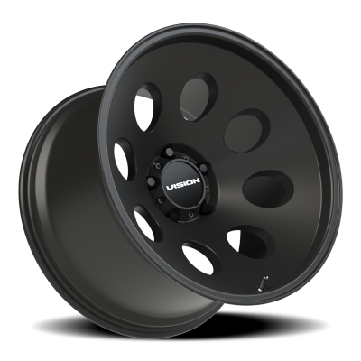 Vision Wheel - Vision Wheel 56-20285SB-44 56 Midway 20x12 5x5.5 -44mm Satin Black