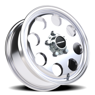 Vision Wheel - Vision Wheel 56-156545P55 56 Midway 15x6 5x4.5 50mm Polished