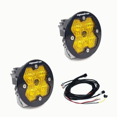 Baja Designs - Baja Designs 58-7815-2 Squadron-R 2.0 Sport LED Auxiliary Light Pod w/Harness