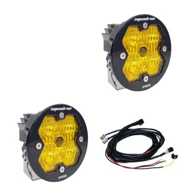 Baja Designs - Baja Designs 59-7815-2 Squadron-R 2.0 Pro Black LED Auxiliary Light Pod Pair