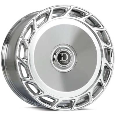 Dolce - Dolce Wheels DC07 BigBoy 24x10 Blank 25mm Chrome BIGBOY-241000C25