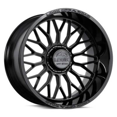 Lock Off-Road - Lock Off-Road LE02 Rampage 20x10 6x5.5/135 -18mm Gloss Black RAMPAGE-2136GB