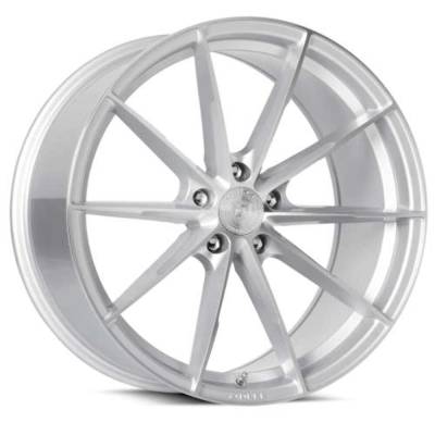 Dolce - Dolce Wheels DP08 Veloce 18x8.5 5x112 35mm Silver/Machined VELOCE-88552GSF