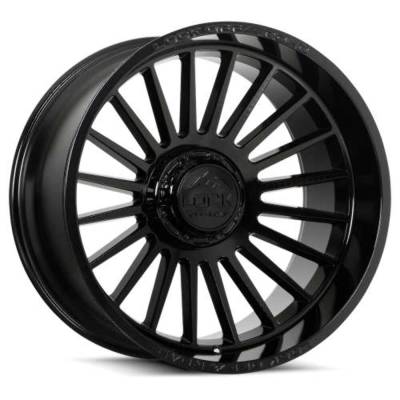 Lock Off-Road - Lock Off-Road INVASION-2186GB LE06 Invasion 20x10 8x6.5 -18mm Gloss Black
