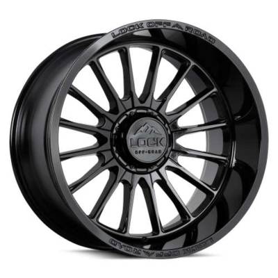 Lock Off-Road - Lock Off-Road LE01 Striker 20x10 6x5.5/135 -18mm Gloss Black STRIKER-2136GB
