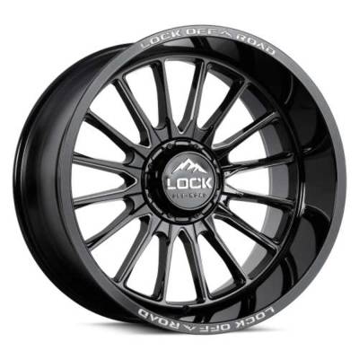 Lock Off-Road - Lock Off-Road LE01 Striker 20x10 6x5.5/135 -18mm Black/Milled STRIKER-2136GBM