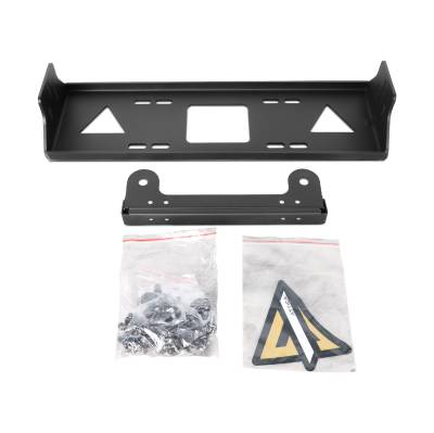 Attica 4x4 - Attica 4x4 ATTSL05A103-4-BX Front Bumper Winch Plate for 16-18 Silverado 1500