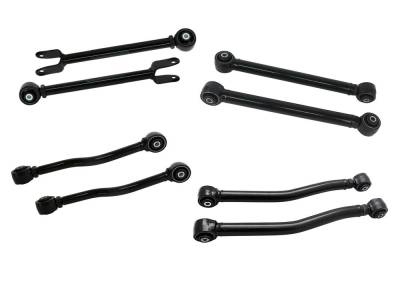 SuperPro - SuperPro TRCJKCAKIT 8Pc Alignment Caster/Camber Control Arms for 07-18 Jeep JK
