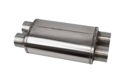 Corsa Performance - Corsa PKM2020 3.0" Dual Inlet/Dual Outlet Resonator