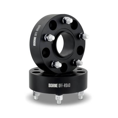 Mishimoto - Mishimoto BNWS-014-500BK Wheel Spacers Black 5X127 2" for 07-18 Wrangler JK