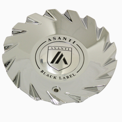 Asanti Black - Asanti Black Replacement Center Cap Chrome Each ABL18CAP-CH