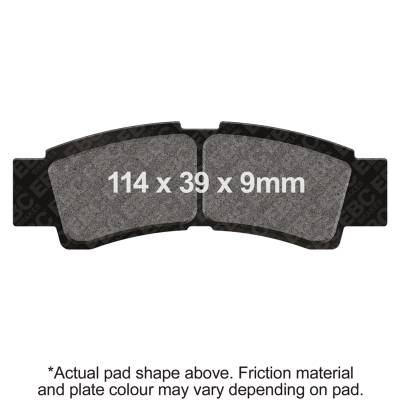 EBC Motorcycle Brakes - EBC Motorcycle Brakes FA738R R Series Heavy Duty Sintered Pads