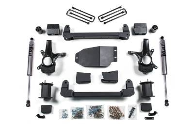 Zone Offroad - Zone Offroad ZONC89N 6.5" FR/4" RR Nitro Lift for 07-13 Silverado/Sierra 1500