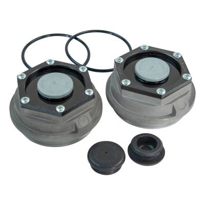 CURT - CURT 2024055279 Trailer Axle Threaded Dust Cap 2-7/8" Diameter 8000lb Grease