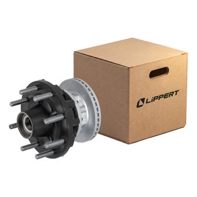 CURT - CURT 2025048505 16000lb. Disc Brake Rotor w/Threaded Cap 8x275mm Bolt Pattern