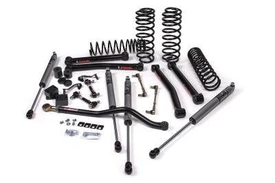JKS - JKS JSPEC217KFP J-Konnect 4.5" Lift Kit STD Coils for 18-26 Jeep Wrangler JL