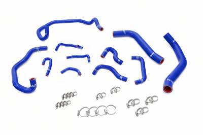 HPS Performance - HPS Performance 57-2280-BLUE High Temp 3-Ply Silicone Radiator/Heater Hose Kit