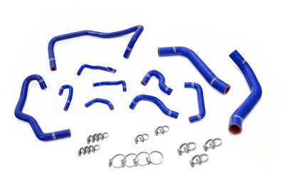 HPS Performance - HPS Performance 57-2281-BLUE High Temp 3-Ply Silicone Radiator/Heater Hose Kit
