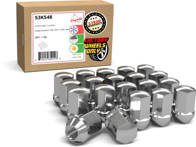 Coyote Premium Wheel Accessories - Coyote 53K548 Factory Style Lug Pack for Dodge/Jeep/Ram M14x1.5 20-Lugs