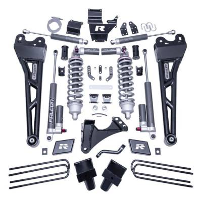 ReadyLift - ReadyLift 43-21650 6" Coilover Radius Arm Lift Kit Max3.3 Shocks 17-22 Ford SD