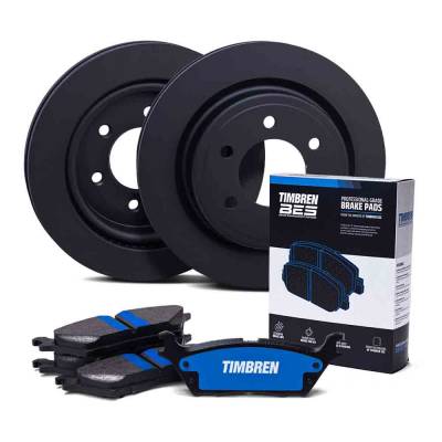 Timbren - Timbren BES-14FB022 BES Complete Severe-Duty Brake Upgrade Kit Pad/Rotor System