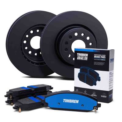 Timbren - Timbren BES-14FB020 BES Complete Severe-Duty Brake Upgrade Kit Pad/Rotor System