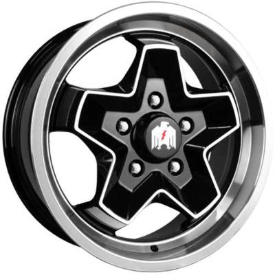 HD Wheels - HD Wheels CC17703040BK 944 CC 17x7 5x130 40mm Gloss Black/Machined