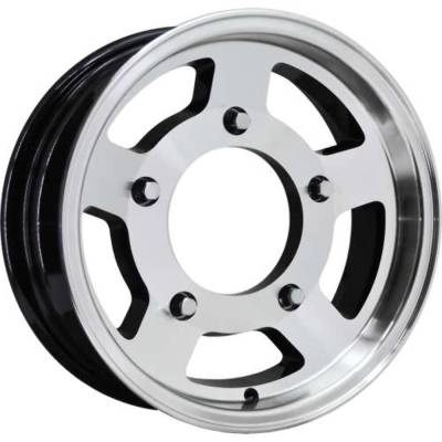 HD Wheels - HD Wheels DU156532-32BK Dune 15x6.5 5x205 -32mm Gloss Black/Machined