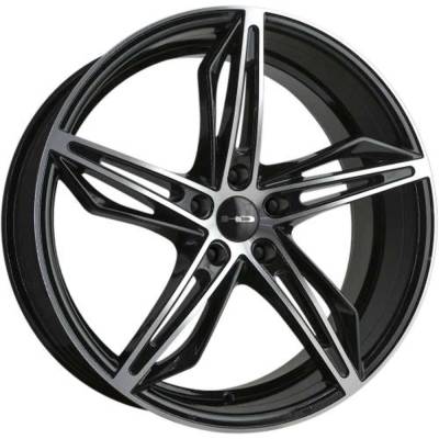 HD Wheels - HD Wheels FC20856535BK Fly Cutter 20x8.5 5x4.5 35mm Gloss Black/Machined