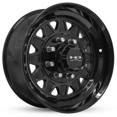 HD Wheels - HD Wheels HD1560650AGB HDT 15x6 5x4.5 0mm Gloss Black