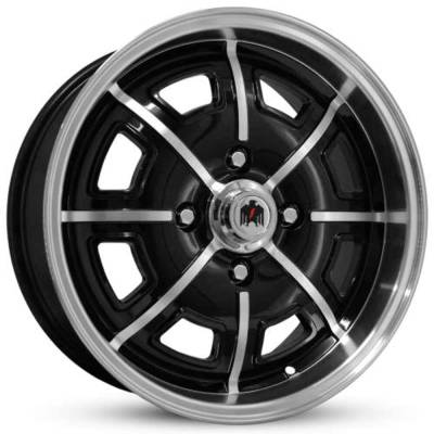 HD Wheels - HD Wheels PD17703140FM Pedrini 17x7 4x130 40mm Gloss Black/Machined