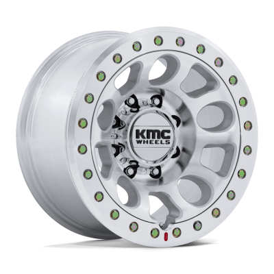 KMC - KMC Wheels KM241 E25 BEADLOCK 17x9 8x6.5 -38mm Machined KM241DX17908038N
