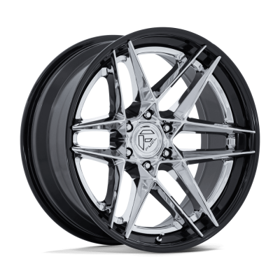 Fuel 1PC - Fuel Off Road FC408 FLIGHT 22x10 6x135 -18mm Chrome/Black FC408PB22106318N