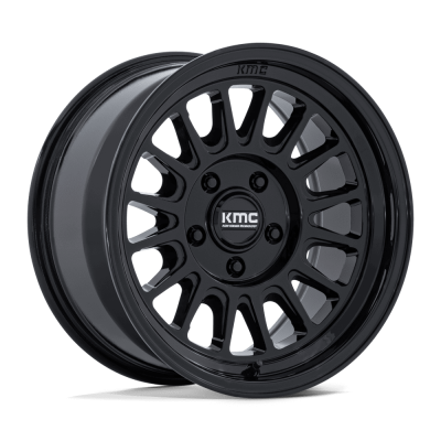 KMC - KMC Wheels KM733 IMPACT FFT 17x8.5 6x5.5 25mm Gloss Black KM733BX17856825